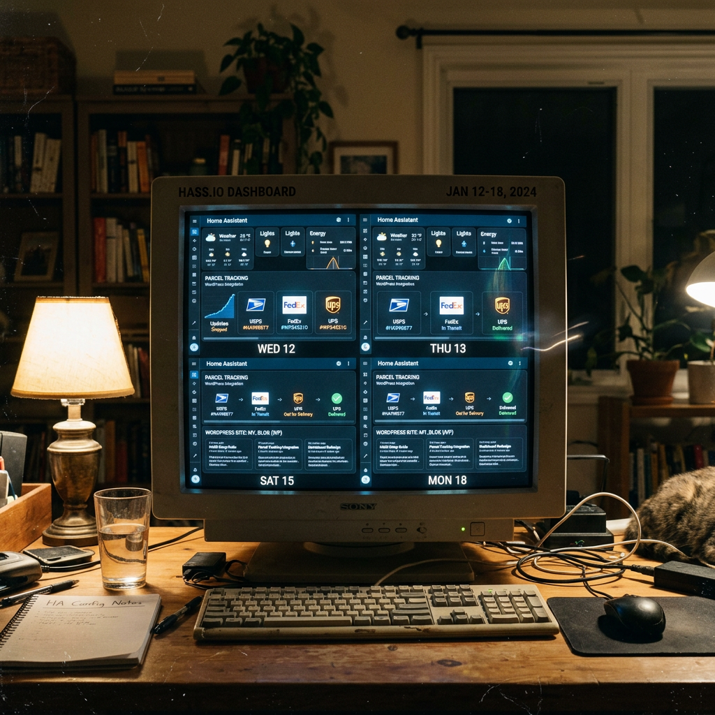 Building a Home Assistant App Repo: Timelapses, a Dashboard, Parcel Tracking, and WordPress